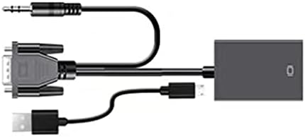 VGA do HDMI Converter, 1080p Full HD VGA zvučni video Converter, USB napajanje VGA adapter sa 3,5 mm zvučnim kabelom za PC TV monitor
