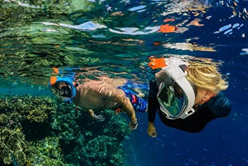 Ocean Reef - Aria QR + brzo otpuštanje Snorkeling maska ​​- puna lica Snorkeling maska ​​- 180 stepeni podvodna vizija - 8 boja i 4 veličine