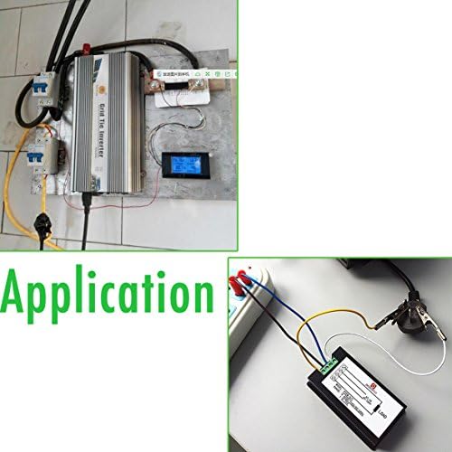 Yoochin Digitalni izmjenič napona 100a / 80 ~ 260V Energy Energy Analogna voltmetar AMMETER WET WET AMPS PLANT LCD monitor / zatvoreni transformator