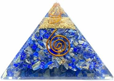 Duhovni elementi Lapis Lazuli Orgone Pyramid Reiki Napunila je chakra Bealing s čistom dragulje