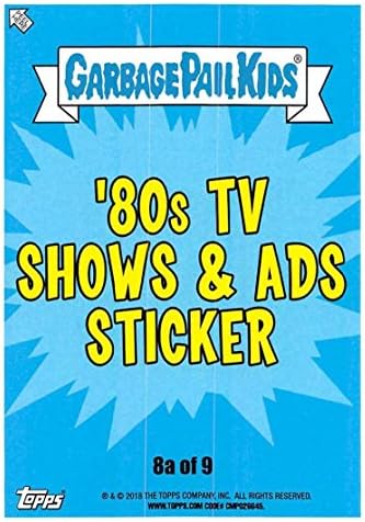 2018 TOPPS Sarbage Pail Kids Series 1 Mrzimo 80-ih trgovinske kartice 80-ih TV emisije i oglase 8A kriminal