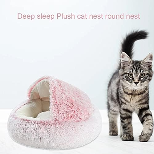 Wxbdd prijenosne mačke Mačić sleep Bed Nest sklopivi okrugli pliš zimski topli meki Mat putni Kućni jastuk za kućne ljubimce na otvorenom