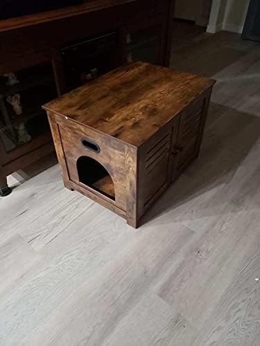 Moderan i funkcionalan Pomoćni sto za mačju kuću sa skrivenom kutijom za otpatke