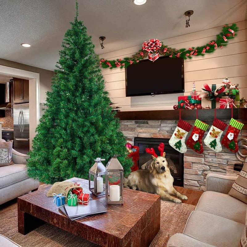 5,5ft baciosko je božićno drvce, prelit božićno drvce, Xmas stablo sa svjetlima i postoljem