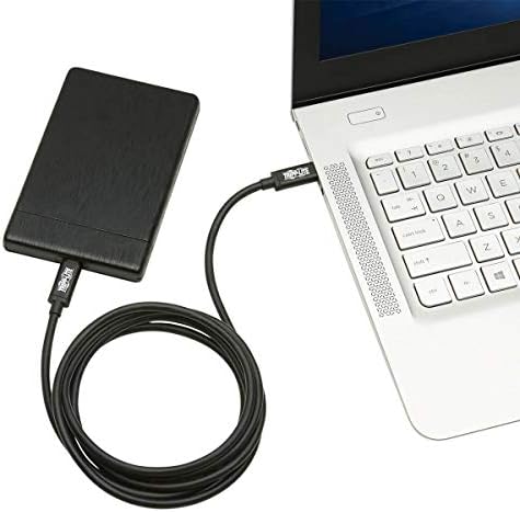 Tripp Lite Thunderbolt 3 pasivni kabl, USB-C i Thunderbolt 3 kompatibilne, 20 Gbps, 5A 100W isporuka napajanja, 4k / 60 Hz, 1m 3,3 ft.