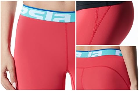 TSLA Ženska sportska vježba Kapri gamaše, vježbanje trčanje obrezane tajice, upf 50+ atletske kompresovne hlače, aktivno nošenje