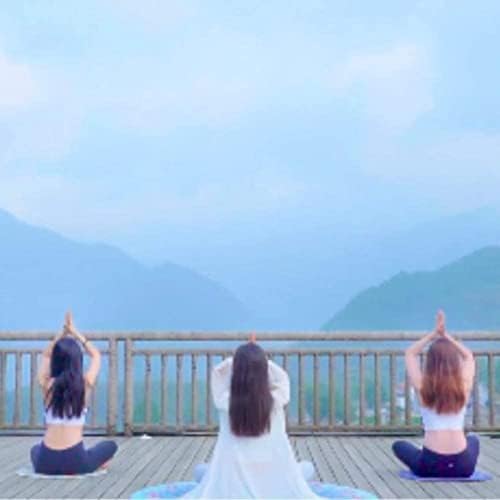 Yoga meditacija protiv klizanja mat Carpet runda 3d tračeva Tai Chi Tree meka protuklizna meditacija protiv