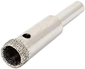 X-DREE 10mm prečnik dijamantskog obloženog alata za rupe za staklene pločice (el agujero de 10 mm de diámetro