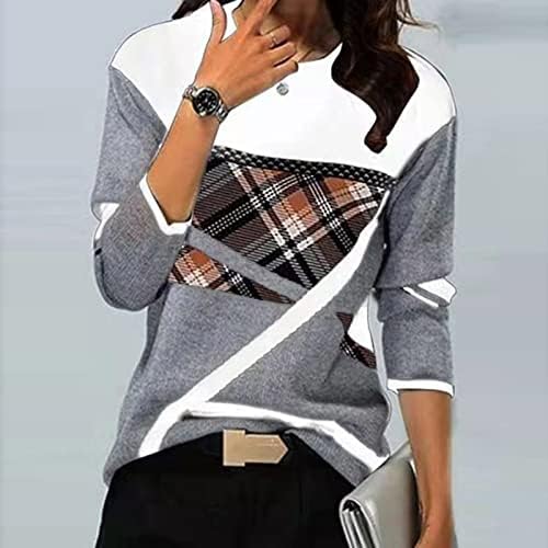 ayaso ženske lagane duge rukave majice grafički džemperi udoban Streetwear labave Fit Tops jesen zima