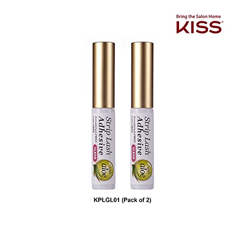 Kiss Strip ljepilo za trepavice, jasno 0.176 Oz KPLGL01