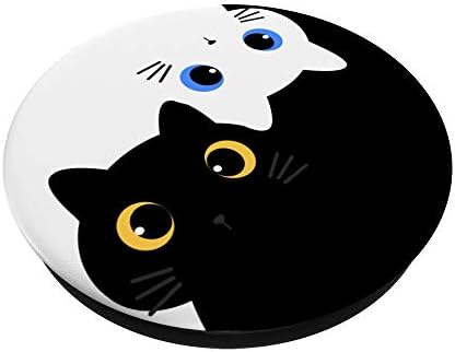 Yin yang joga zen slatke mačke - joga poklon kitty mačke Popsockets Popgrip: zamračenje hvataljka