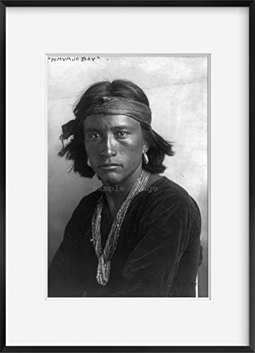 Beskonačne fotografije Foto: Navajo Boy | 1906 / Indijska / istorijska reprodukcija fotografija / istorijska zidna Umjetnost