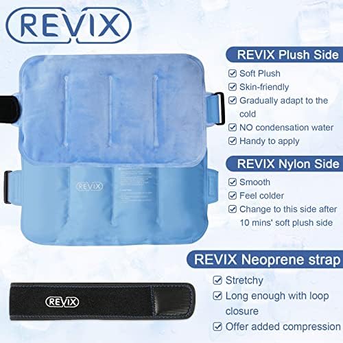 REVIX Gel Ice Pack za povrede leđa i ublažavanje bolova i ramena Ice Pack za povrede višekratnu upotrebu