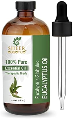 Sheer Essence Esencijalna ulja 4oz - čista i prirodna - terapijska ulja - ogromna 4 tečna