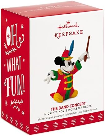 Hallmark 1295qx9232 Disney Mickey Mouse Mickey's Movie Mouseterpieces # 6 uspomenu Božićni ukrasi
