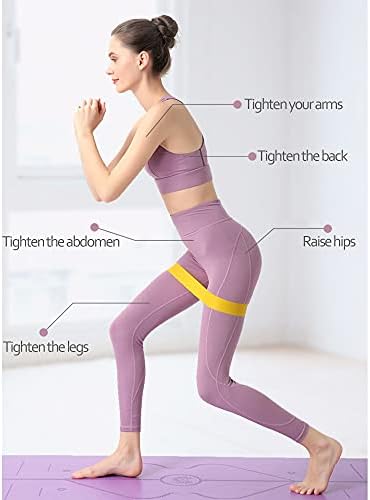 Trake za otpornost za žene, opseg vežbanja zapisnike za pilates, jogu, istezanje, fitness, elastične noge i vežbe za vezanje za guzu i noge