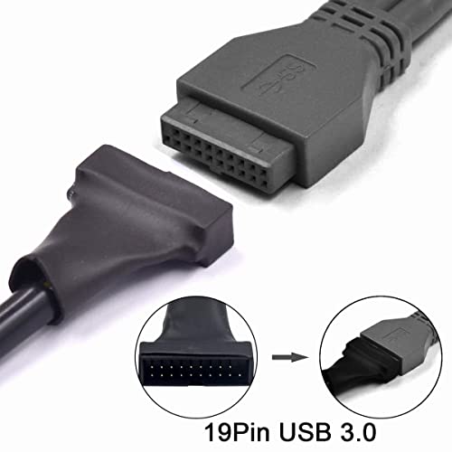 Chenyang USB 2.0 9Pin do USB 3.0 20pin zaglavlje kućišta za zaglavlje reverzibilni za matičnu ploču