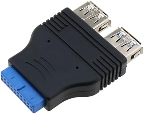 E-izvanredno 20-polni USB 3.0 zaglavlje žena na dual USB 3.0 ženski razdjelni adapter konektor za