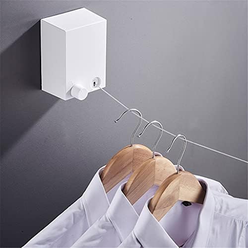 UXZDX Retraktivna linija za odjeću na zidu vanjska vješalica za pranje rublja vješalica za