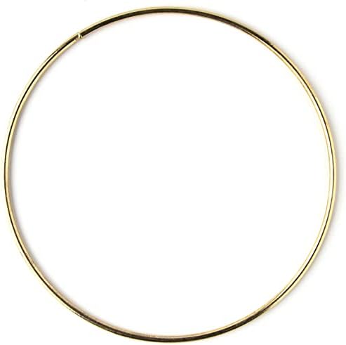Rođak DIY Gold Metal, 5 inčni obrtni obrtni i makramski prsten