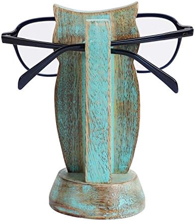 Amerian drveni plavi držač naočala za naočale Spektakl zaslona Optičke sunčane naočale Skladištenje
