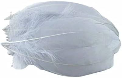 100pcs/Lot šareno perje za zabavu Craft prirodno gusko pero za DIY Bijelo vjenčano perje za izradu nakita za uređenje doma-20 kom - Zamihalaa