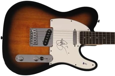 Joe Satriani potpisan autogram Fender Telecaster Električna gitara W / Beckett Bas Autentifikacija