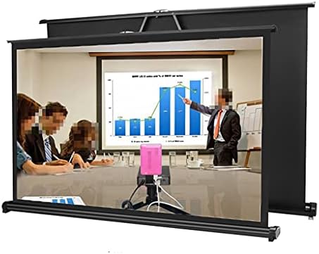 GPPZM 50 inča 16: 9 Prijenosni projekcijski projekcijski ekran mat bijeli sklopivi ekran projektora