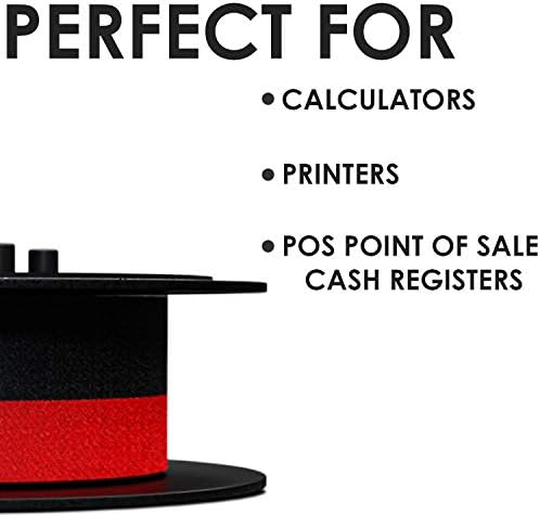 Noa Store 6 crno crvene trake za kalkulator, traka za kalkulator kompatibilna sa Canon