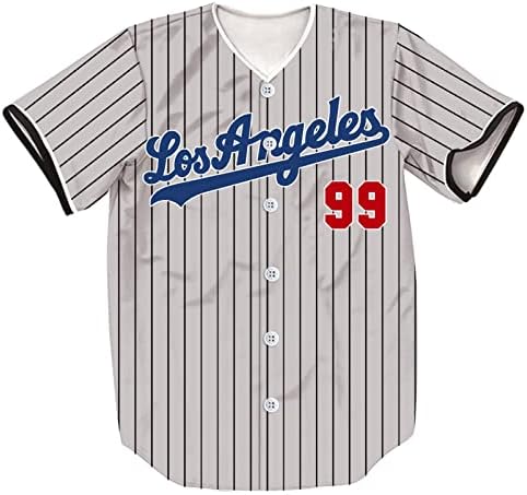 Tifiya Los Angeles 99/23/24 Stripes tiskani bejzbol dres La bejzbol ekipne košulje za muškarce / žene / mlade