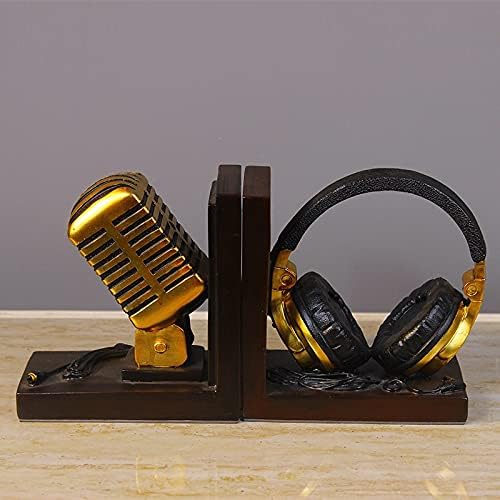 Wjccy Home Decoration minijaturni Model mikrofon slušalice ljubitelji muzike Ornamenti Retro