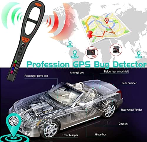 ZTNwoo GPS detektor grešaka, Anti-špijunski detektor za auto GPS Tracker/RF Signal, pretraživač