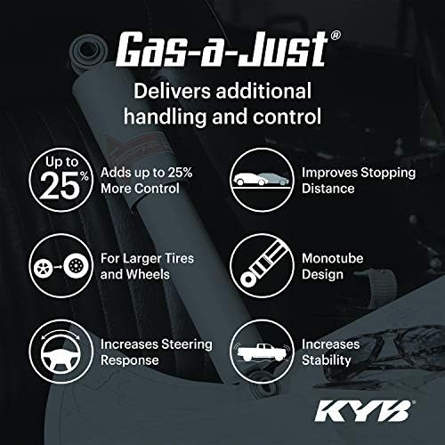 KYB KG5785 gas-a-samo gasni udar, srebrni, bijeli