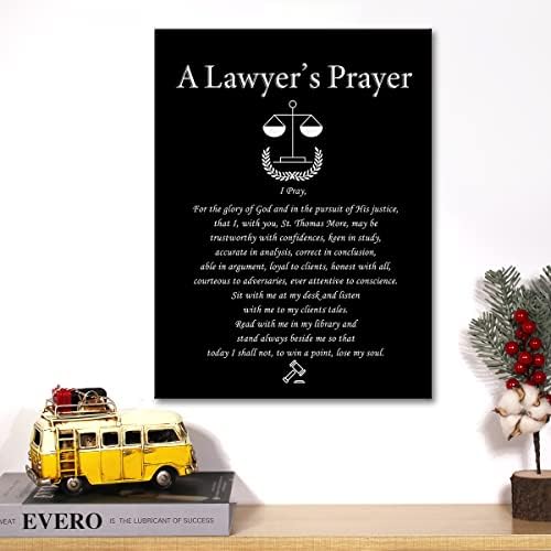 Inspirativni citat canvas Wall Art advokati molitva platno Print pozitivan advokat slika Advokatska