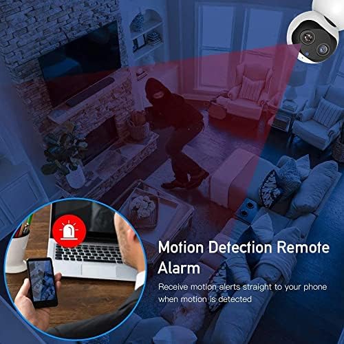 Fan ye 1/2 / 4pcs monitor WiFi kamera 10x zum sigurnosni fotoaparat HD 2MP bežični kućni CCTV zatvoreni
