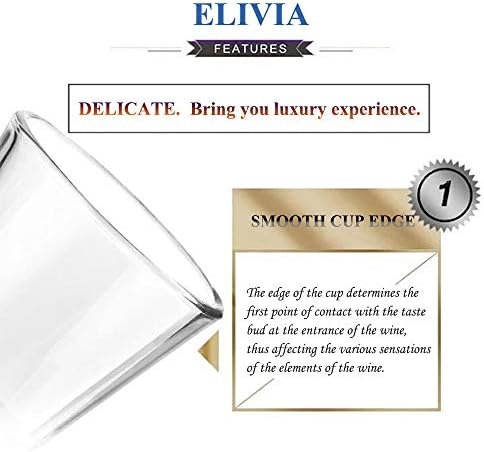 Elivia Shot Glass Set sa teškom bazom, 1.2 Oz prozirnim čašama za viski i likere - JM02