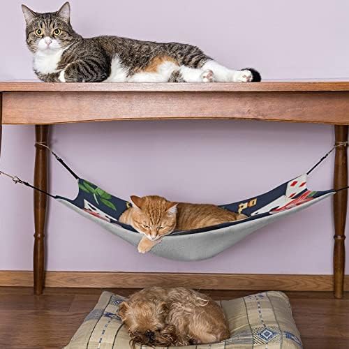 Karte za igranje visećih mreža za mačke krevet za ljuljanje za kućne ljubimce pogodan za kaveznu