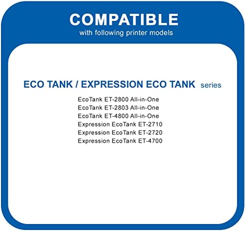 Clickinks kompatibilne boce za punjenje mastila zamena za EcoTank 522 T522 T522520-s za upotrebu