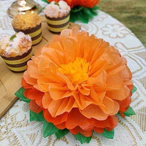 Mybbshower tkivo Pom Poms cvjetni zabavni ukras za vjenčanja Birthdal ​​Bridal Berzes Dekor za rasadnik