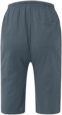 Ymosrh Muške kratke hlače Ležerne prilike pune boje pamučne lakice, udobne casual kratke hlače