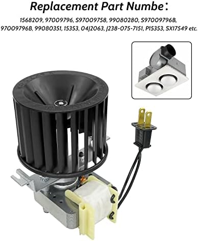 S97009796 Montažna ventilator za ventilator za brojnog grijača grijača Kupatilo 162 i 164 E, g,