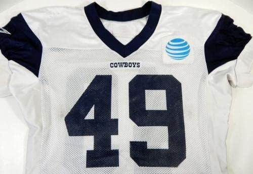2018 Dallas Cowboys Jamize Olawale 49 Igra Izdana bijela vežba 6 - Neincign NFL igra rabljeni dresovi