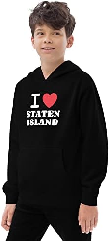 Volim Hoodie Staten Island za mlade Kids Unisex - Putujte u Staten Island New York NYC Youth