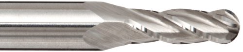 Melin Tool CCMG-B Carbide Micro Ball end mlin za nos, bez premaza, 30 stepeni spirale, 4 Flaute, 1.5000