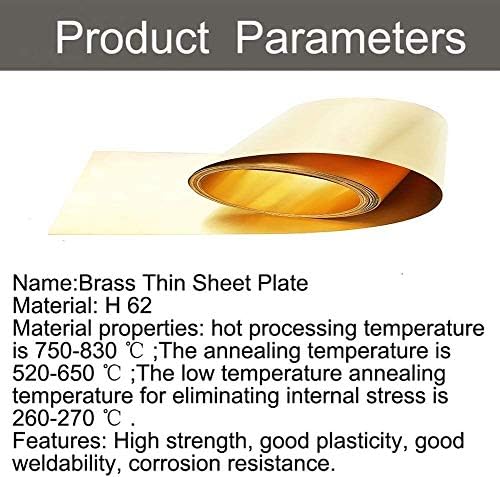 HaveFun Metal Bakar folija mesing folija Lim Band bakar pojas koža bakar Metal Working 0.2 mm,