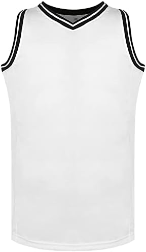 Prazan košarkaški dres Muška mrežasta atletska praksa sportske majice 90s Hip Hop dres