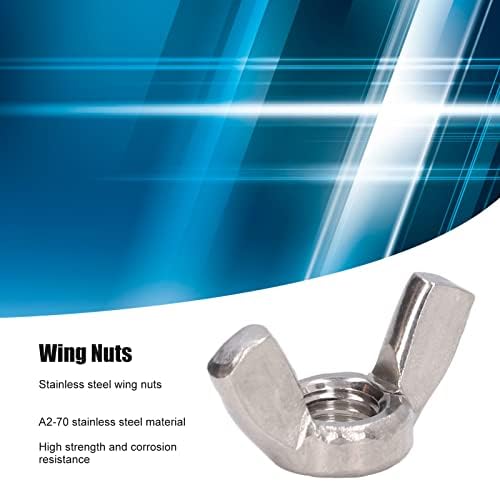 Wing Nuts, 50kom Wing Nuts asortiman Kit 304 nehrđajući čelik ručni Twist zategnite hardver
