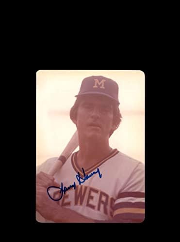 Larry Haney potpisao je original 1970-ih 4x5 Snaphot photo Milwaukee pivara
