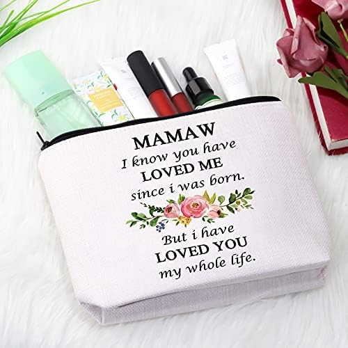 GJTIM Mamaw poklon baka zahvalnost poklon za Majčin dan poklon Mamaw kozmetička torba