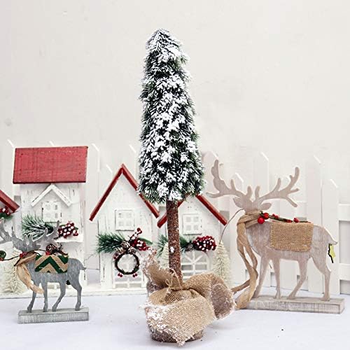 Sandm olovka za božićno drvce, snijeg, veštački božištinsko stablo, stolni stoji stoji stoji